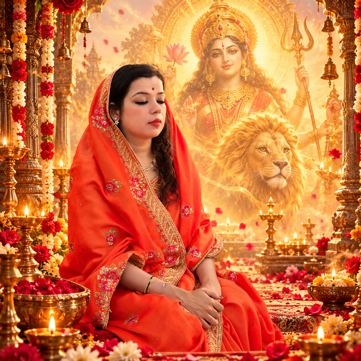 Pujya Peetambara Maa — revered Guru of Adi-Shakti Anant Matth Trust